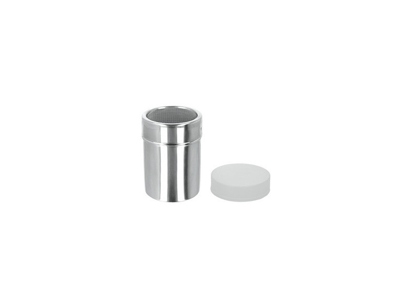 metaltex Saupoudreuse sucre/cacao, inox, argent