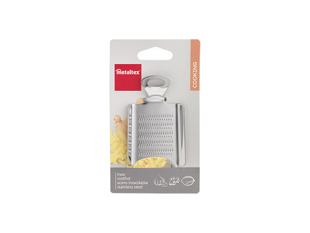 metaltex Râpe à gingembre/ail, inox, argent