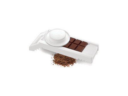 metaltex Mandoline universelle Mandolino, 4 inserts, blanc