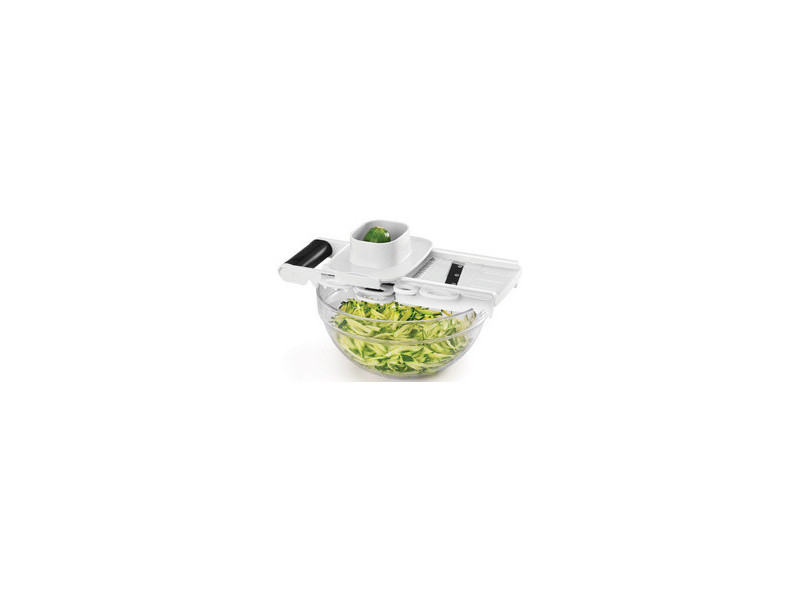 metaltex Mandoline multi-usage Mandolino, 5 râpes, blanc