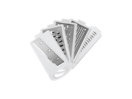 metaltex Mandoline multi-usage Mandolino, 5 râpes, blanc