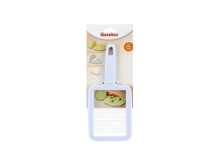 metaltex Coupe-pommes de terre, plastique/inox, blanc