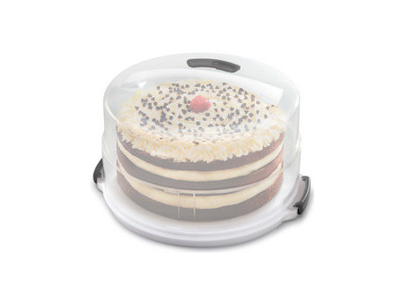 metaltex Cloche à gâteau ajustable et transportable