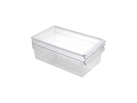 metaltex Organiseur Frigo-System, moyen, avec couvercle