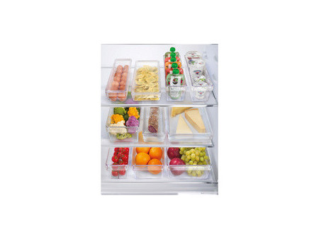metaltex Organiseur Frigo-System, moyen, avec couvercle