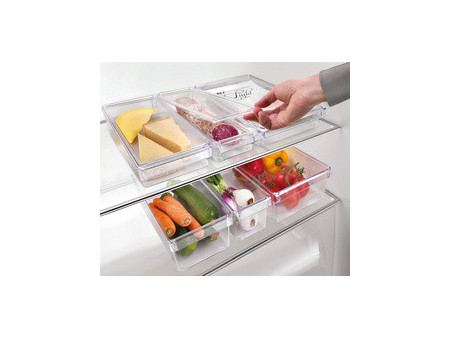 metaltex Organiseur Frigo-System, grand, avec couvercle