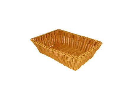 metaltex Corbeille à pain, rectangulaire, plastique, beige