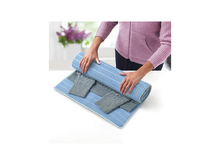metaltex Tapis sèche-vêtements en microfibre, bleu