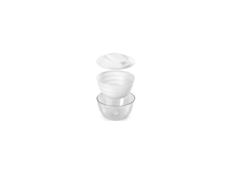 metaltex Essoreuse à salade Turbo, avec cordon, blanc