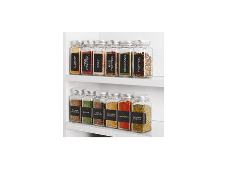 metaltex Kit de saupoudreuses Shake-It, 120 ml, 12 verres