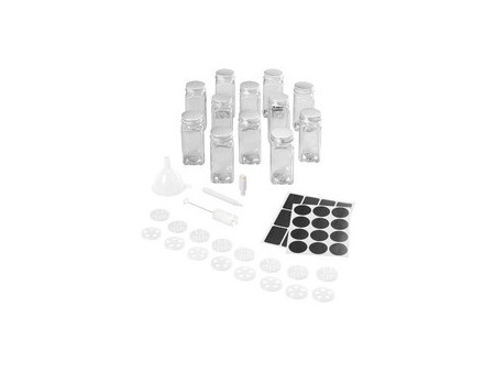 metaltex Kit de saupoudreuses Shake-It, 120 ml, 12 verres