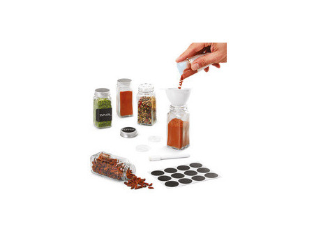 metaltex Kit de saupoudreuses Shake-It, 120 ml, 12 verres