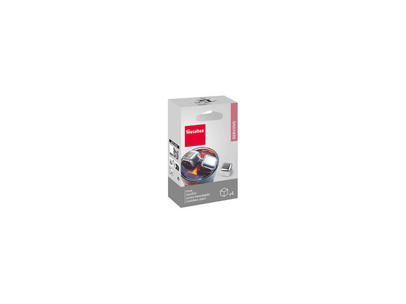 metaltex Set de glaçons réutilisables, en acier inoxydable