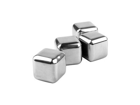 metaltex Set de glaçons réutilisables, en acier inoxydable