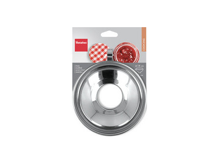 metaltex Entonnoir à confiture, inox, avec poignée