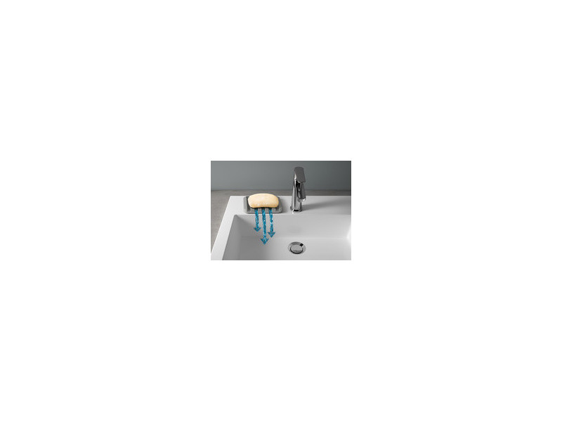 metaltex Porte-savon Gravity-Soap, gris