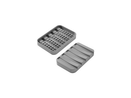 metaltex Porte-savon Gravity-Soap, gris