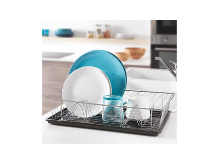 metaltex Égouttoir Colonia PLUS, argent/anthracite