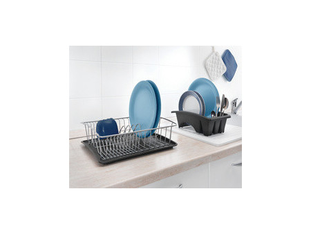 metaltex Égouttoir Aquatex PLUS, argent/anthracite