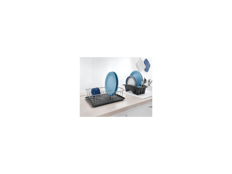 metaltex Égouttoir Aquatex PLUS, argent/anthracite