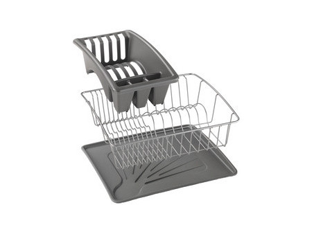 metaltex Égouttoir Aquatex PLUS, argent/anthracite