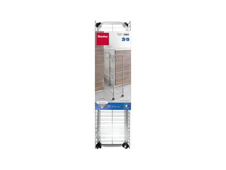 metaltex Desserte multi-usage Slim DELUXE, 3 niveaux, argent