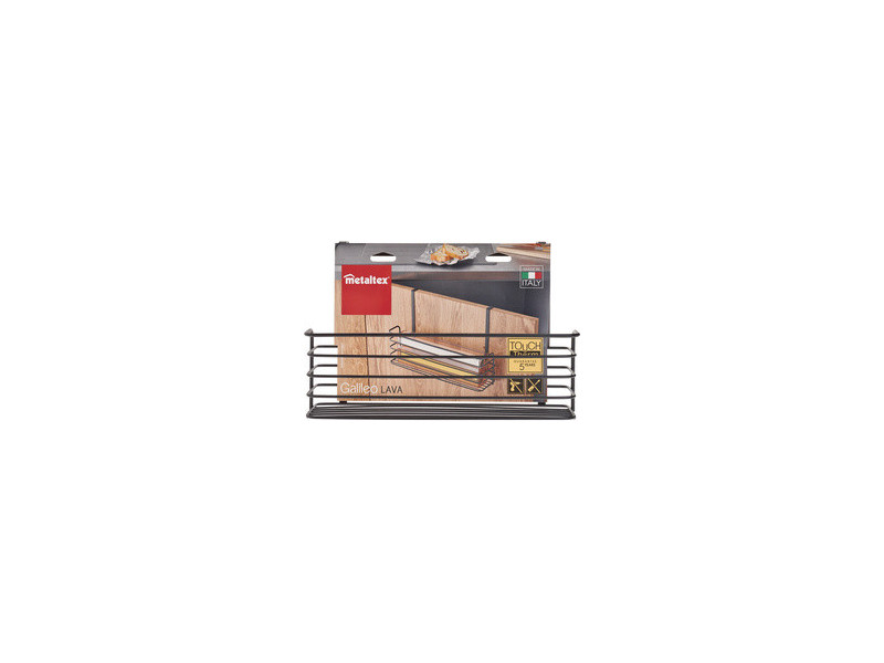 metaltex Rangement suspendu Galileo LAVA, haut, noir mat
