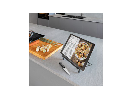metaltex Support pour livre de recettes Tokyo LAVA, noir mat