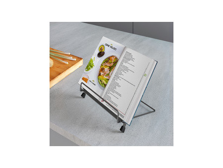 metaltex Support pour livre de recettes Tokyo LAVA, noir mat