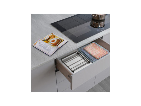 metaltex Support pour livre de recettes Tokyo LAVA, noir mat