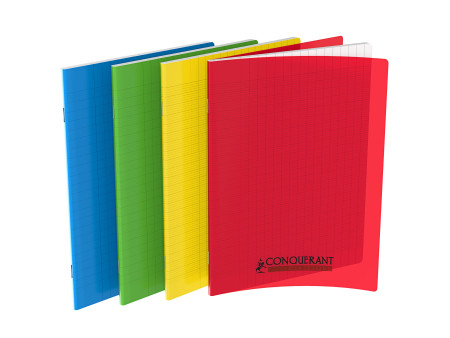 CONQUERANT CLASSIQUE Cahier 170 x 220 mm, seyès, assorti