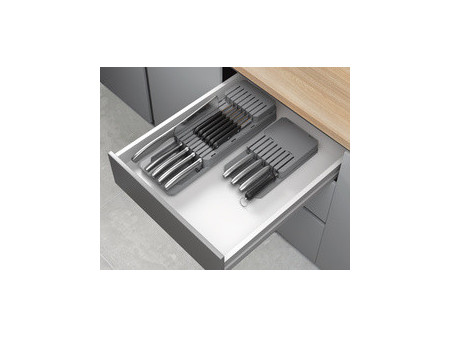 metaltex Porte-couteaux Blade-Fit, en PP, gris