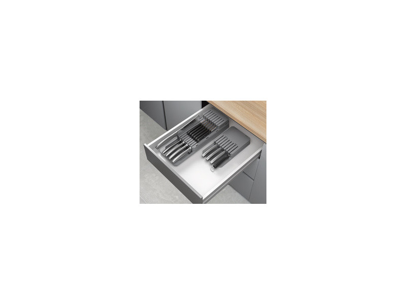 metaltex Porte-couteaux Blade-Fit, en PP, gris
