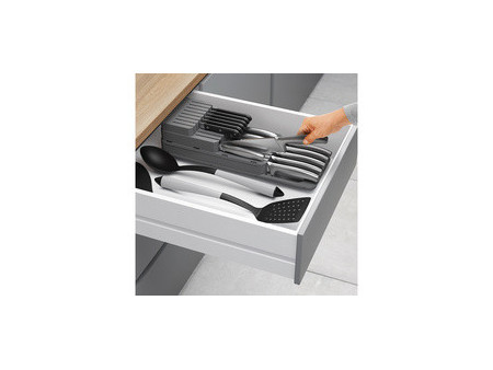 metaltex Porte-couteaux Blade-Fit, en PP, gris