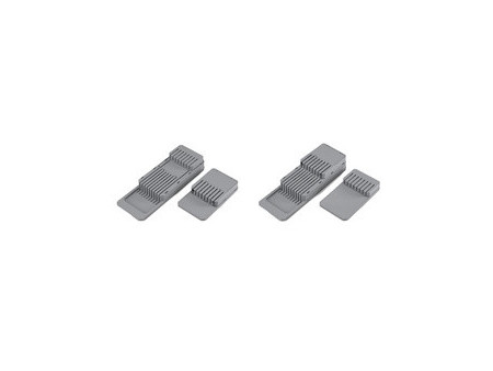 metaltex Porte-couteaux Blade-Fit, en PP, gris