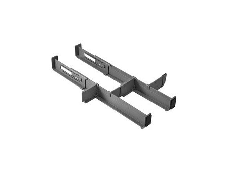 metaltex Organiseur de tiroir Multi-Fit, ABS, gris