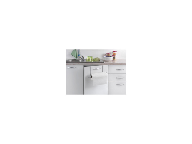 metaltex Porte-rouleau de cuisine Easy-Roll, argent