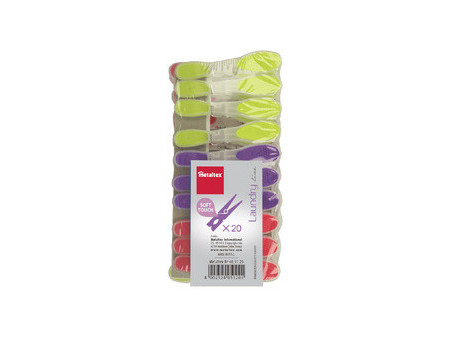metaltex Pince à linge Soft-Touch, assorti