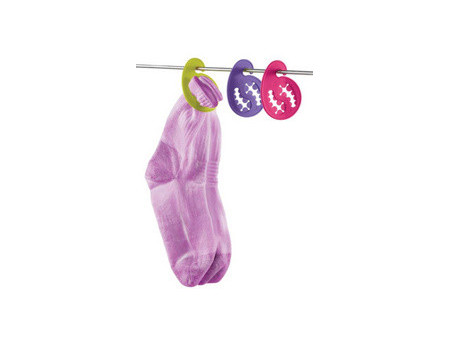 metaltex Porte-chaussettes, en caoutchouc, assorti