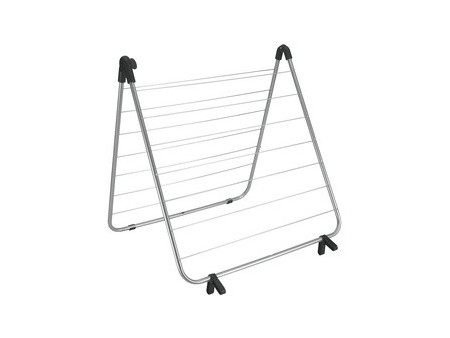 metaltex Séchoir à linge pour baignoire Nevis, noir mat