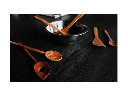 metaltex Cuillère de cuisine avec trou, longueur: 300 mm
