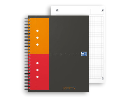 Oxford International Cahier 'NOTEBOOK', A5+, quadrillé