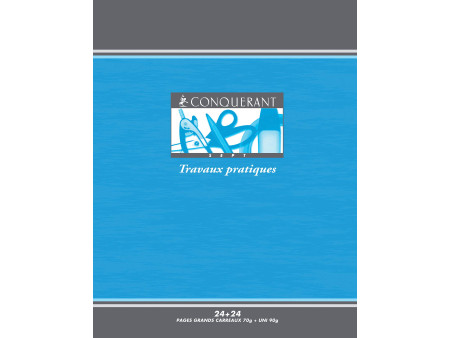 Conquerant SEPT Cahier travaux pratiques, 170 X 220 mm