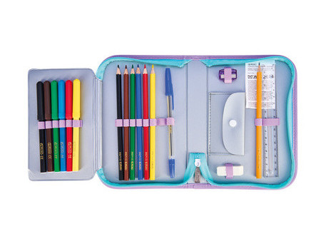 herlitz Étui scolaire 'Girls/Boys Mix II', 19 pièces