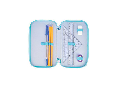 herlitz Étui scolaire double 'Lucky Horse', 23 pièces