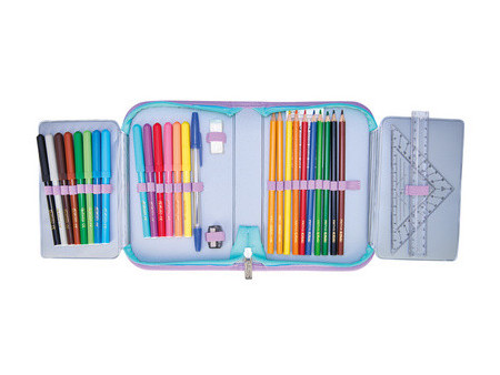 herlitz Étui scolaire 'Ocean Lights', 31 pièces