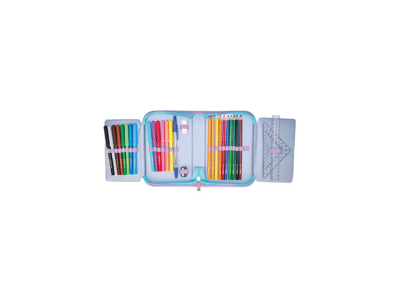 herlitz Étui scolaire 'Ocean Lights', 31 pièces
