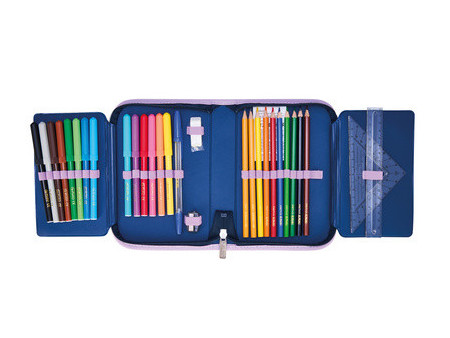 herlitz Étui scolaire 'Unicorn Dreams', 31 pièces