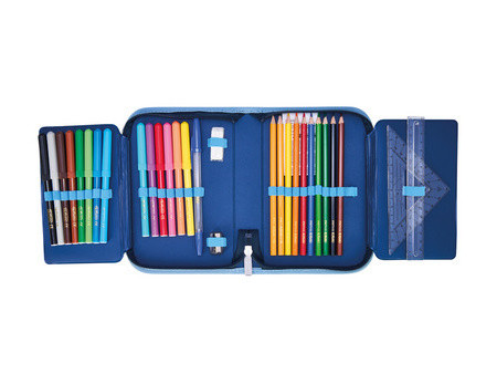 herlitz Étui scolaire 'Cosmic Explorer', 31 pièces