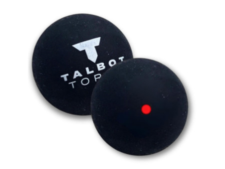 TALBOT torro Balle de squash, moyen, blister de 2, noir